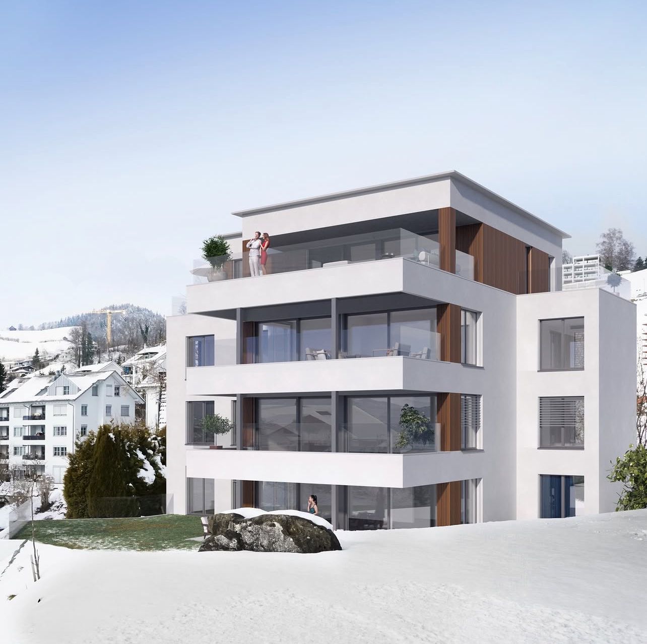 Modern Swiss residential property in Zug by MCA Trade AG